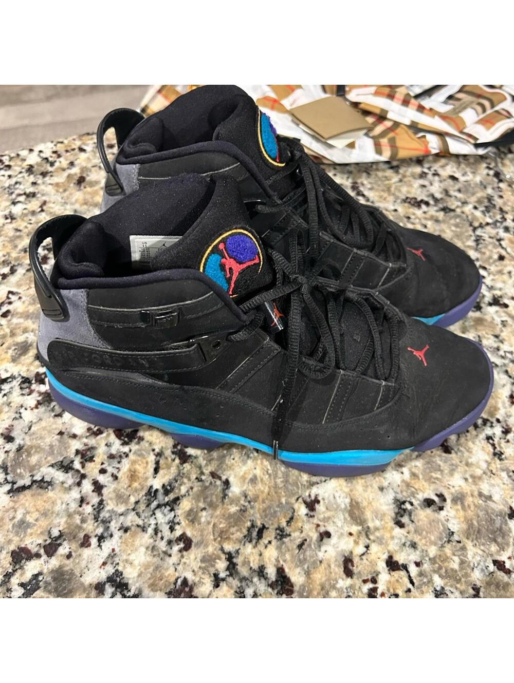 Jordan 6 Rings Aqua NIKE tennis shoes